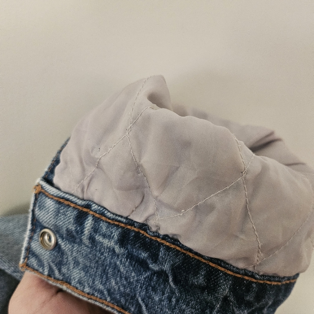 ๐Lucky Brand Classic Trucker Denim Jacket - Womens Sz XL Sherpa - Picture 5 of 5